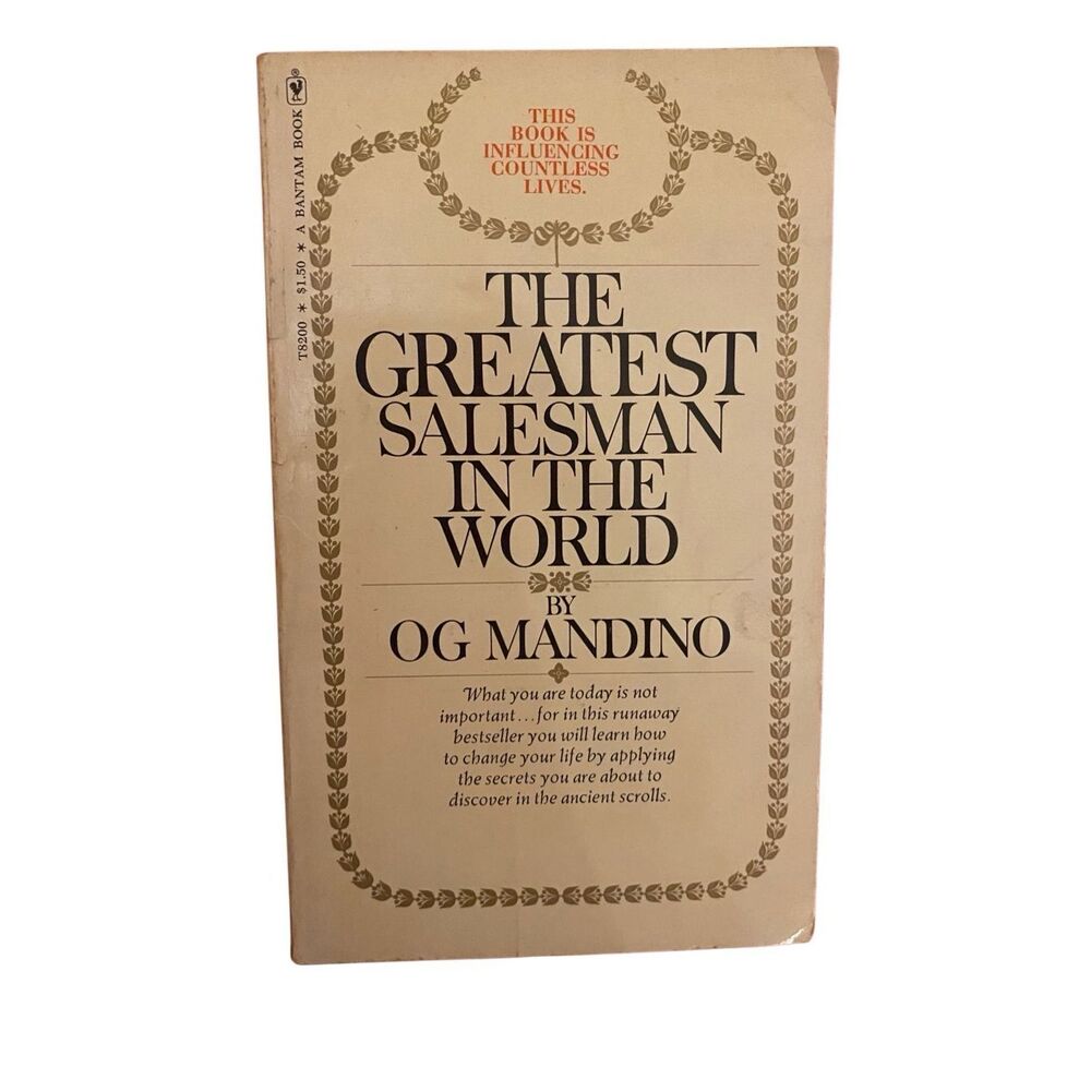 The Greatest Salesman In The World by OG Mandino Paperback Book 1968